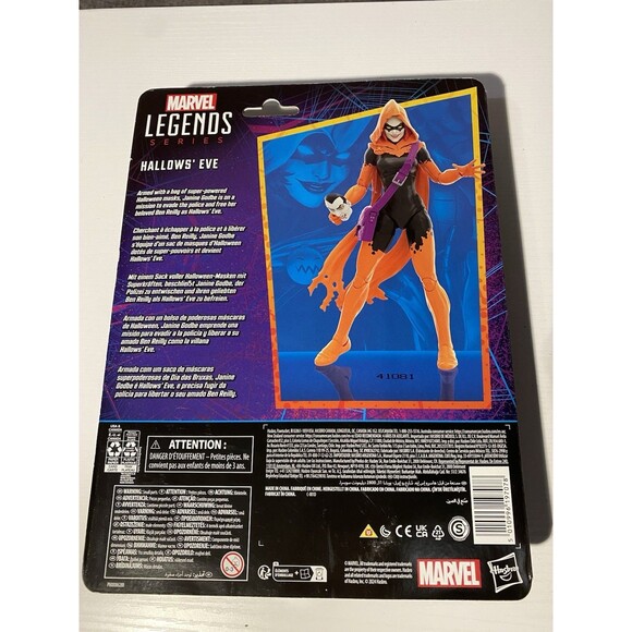 Marvel Legends Hallows' Eve Action Figure Spider-Man Retro Series Hasbro NEW - Picture 3 of 4